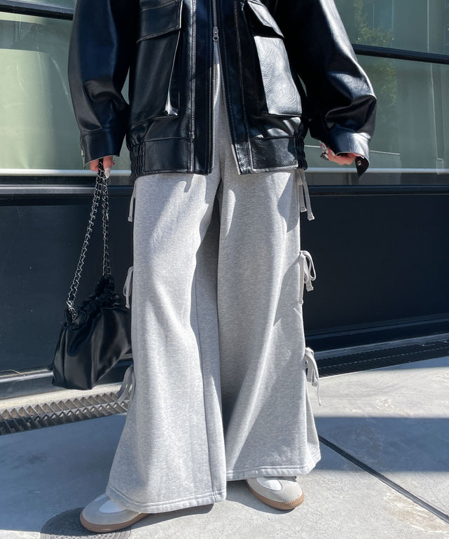 杢グレー　モデル:155cm F着用