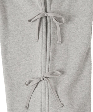 裏起毛サイドリボンスウェットパンツ