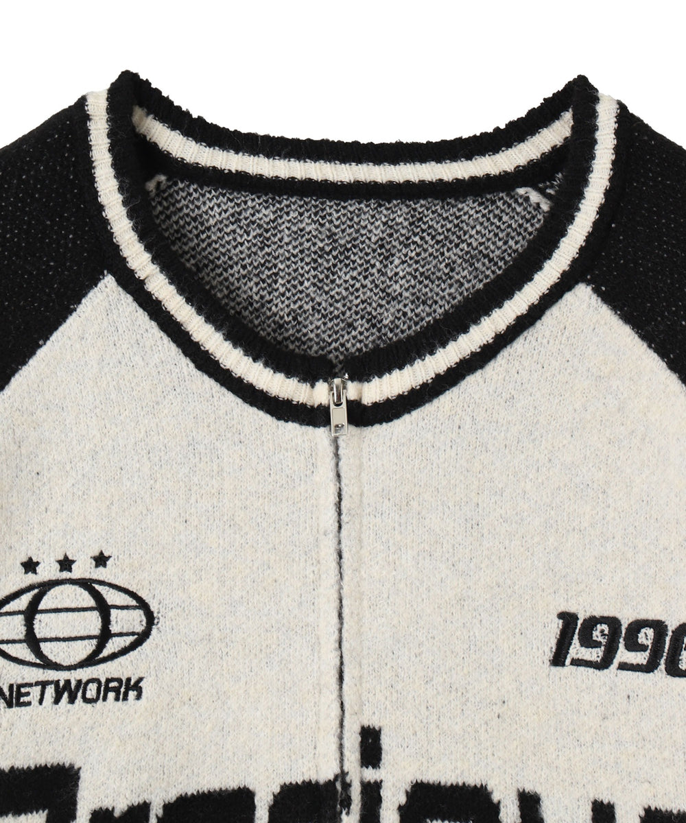 ゲームグラフィックWZIPニット