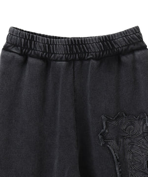 ロゴアシッドウォッシュパンツ