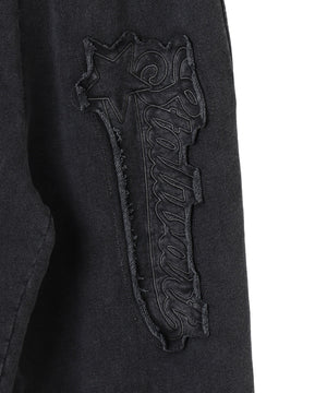 ロゴアシッドウォッシュパンツ