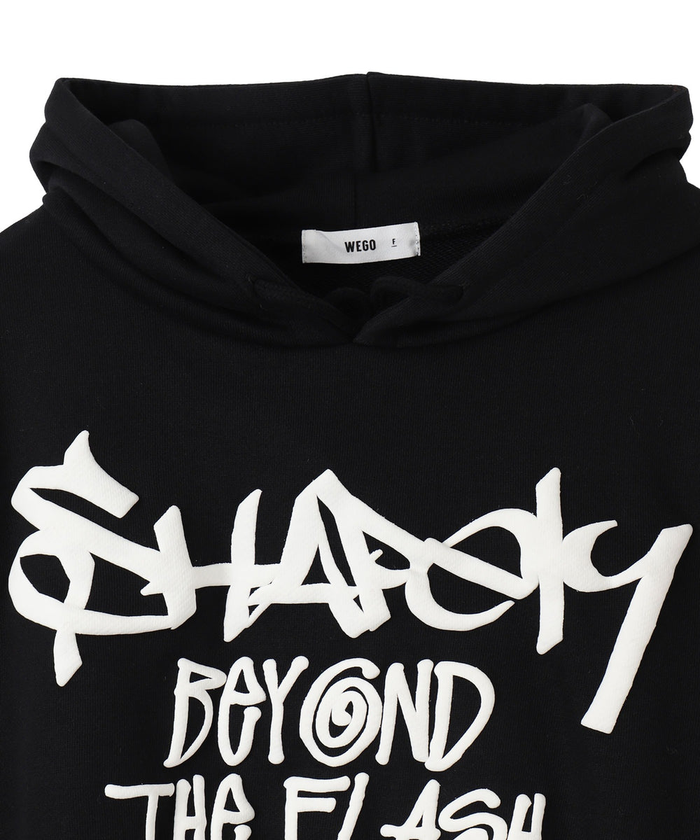 ハンドライティングショートパーカー