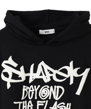 ハンドライティングショートパーカー