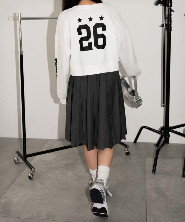 ホワイト 　モデル:155cm F着用