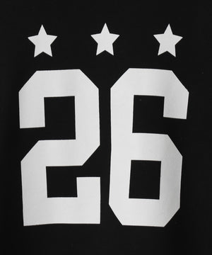 スターナンバリングショートスウェット