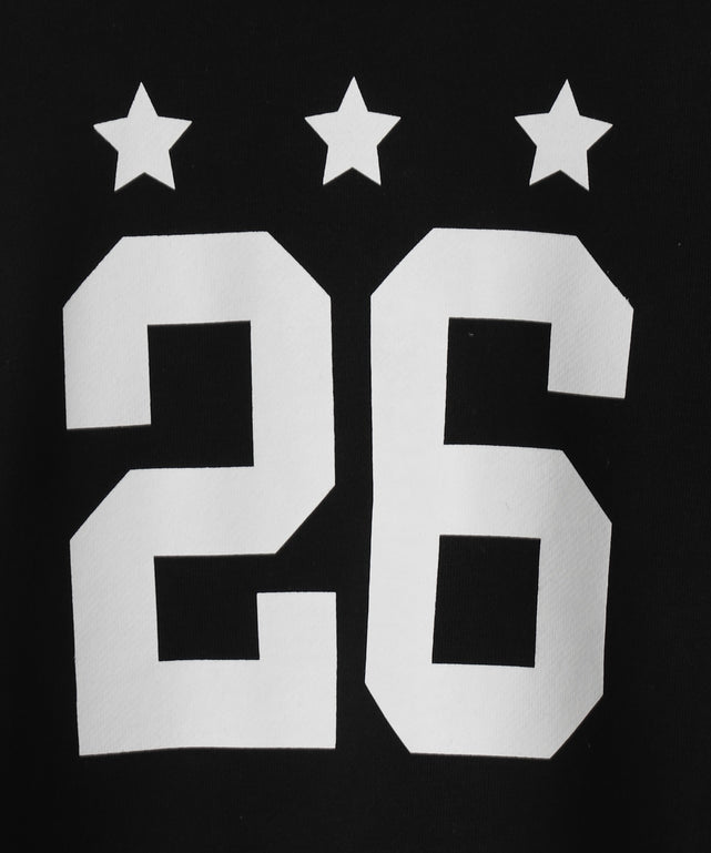 スターナンバリングショートスウェット