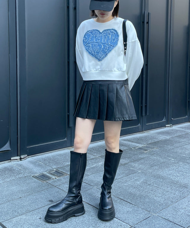 ホワイト モデル：155cm F着用