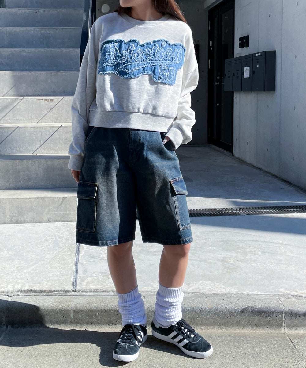 杢グレー モデル：155cm F着用