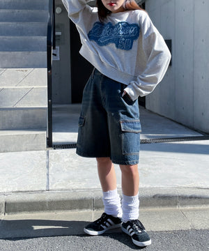 杢グレー モデル：155cm F着用