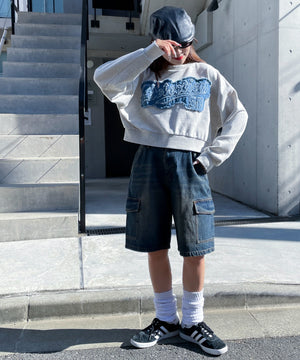 杢グレー モデル：155cm F着用