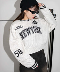 NEWYORKラインリブスウェット