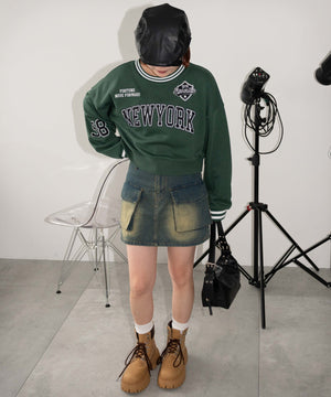 Dグリーン　モデル:155cm F着用