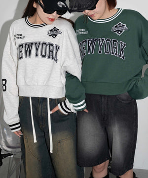 杢グレー　モデル:155cm F着用