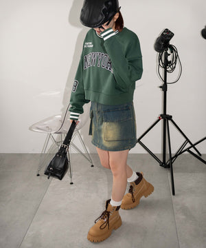 Dグリーン　モデル:155cm F着用