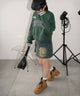 Dグリーン　モデル:155cm F着用