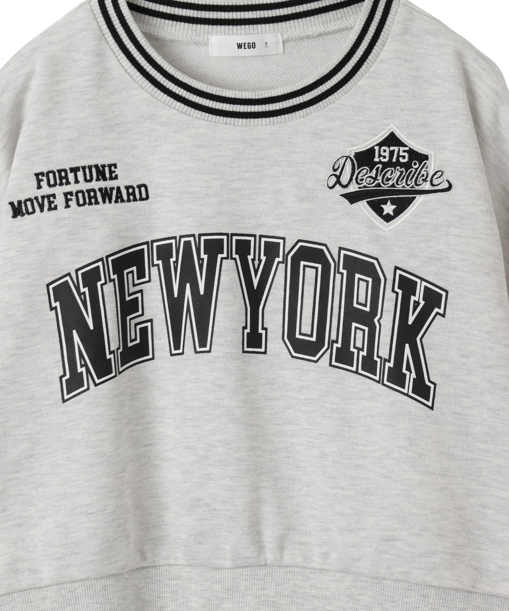 NEWYORKラインリブスウェット