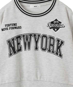 NEWYORKラインリブスウェット