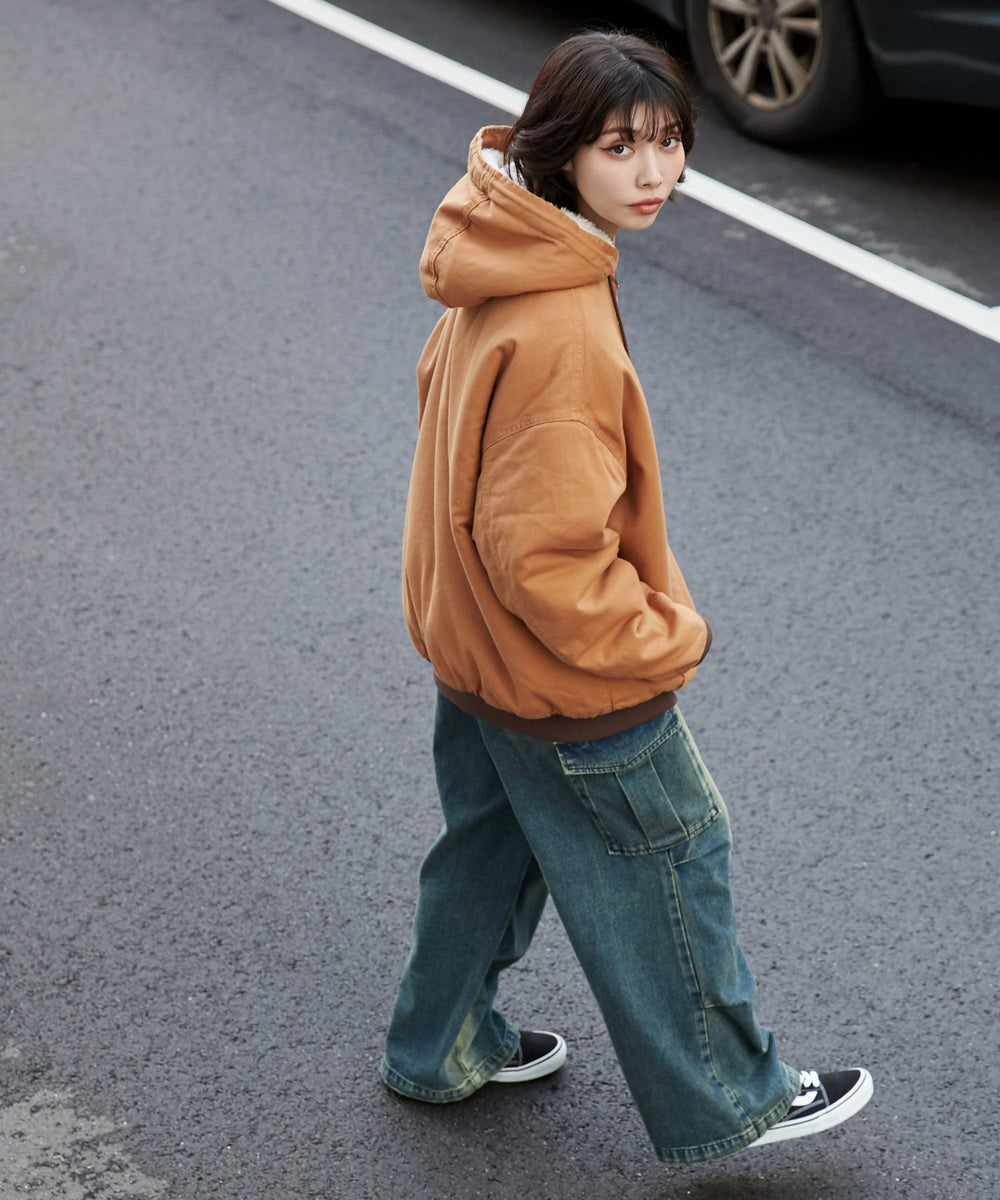 ブラウン モデル：160cm L着用