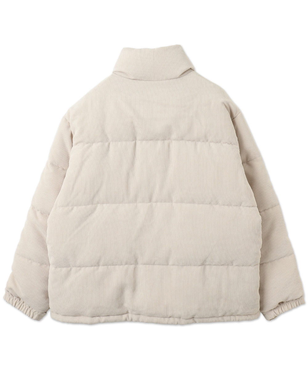 コーデュロイパディングブルゾン