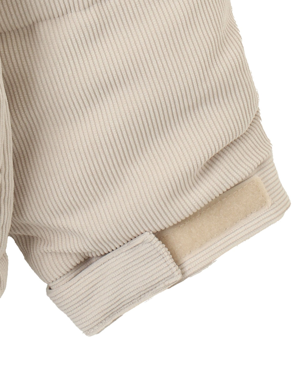 コーデュロイパディングブルゾン