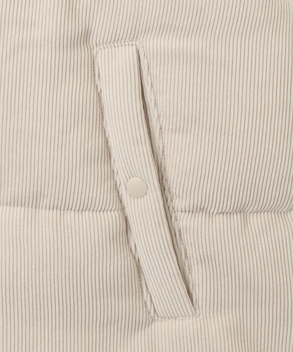 コーデュロイパディングブルゾン