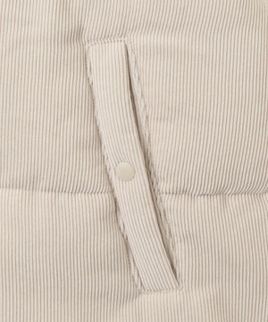 コーデュロイパディングブルゾン