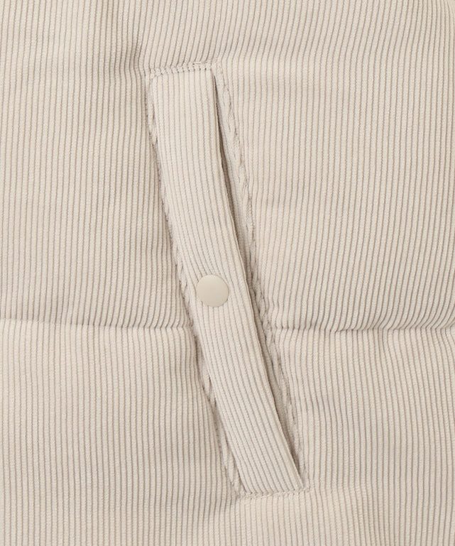 コーデュロイパディングブルゾン