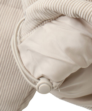 コーデュロイパディングブルゾン