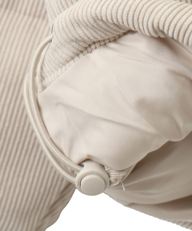 コーデュロイパディングブルゾン