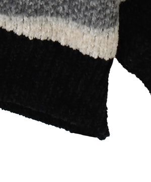 ベロアモールハーフジッププルオーバー