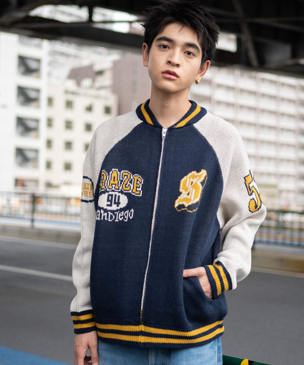 ネイビー モデル：180cm L着用