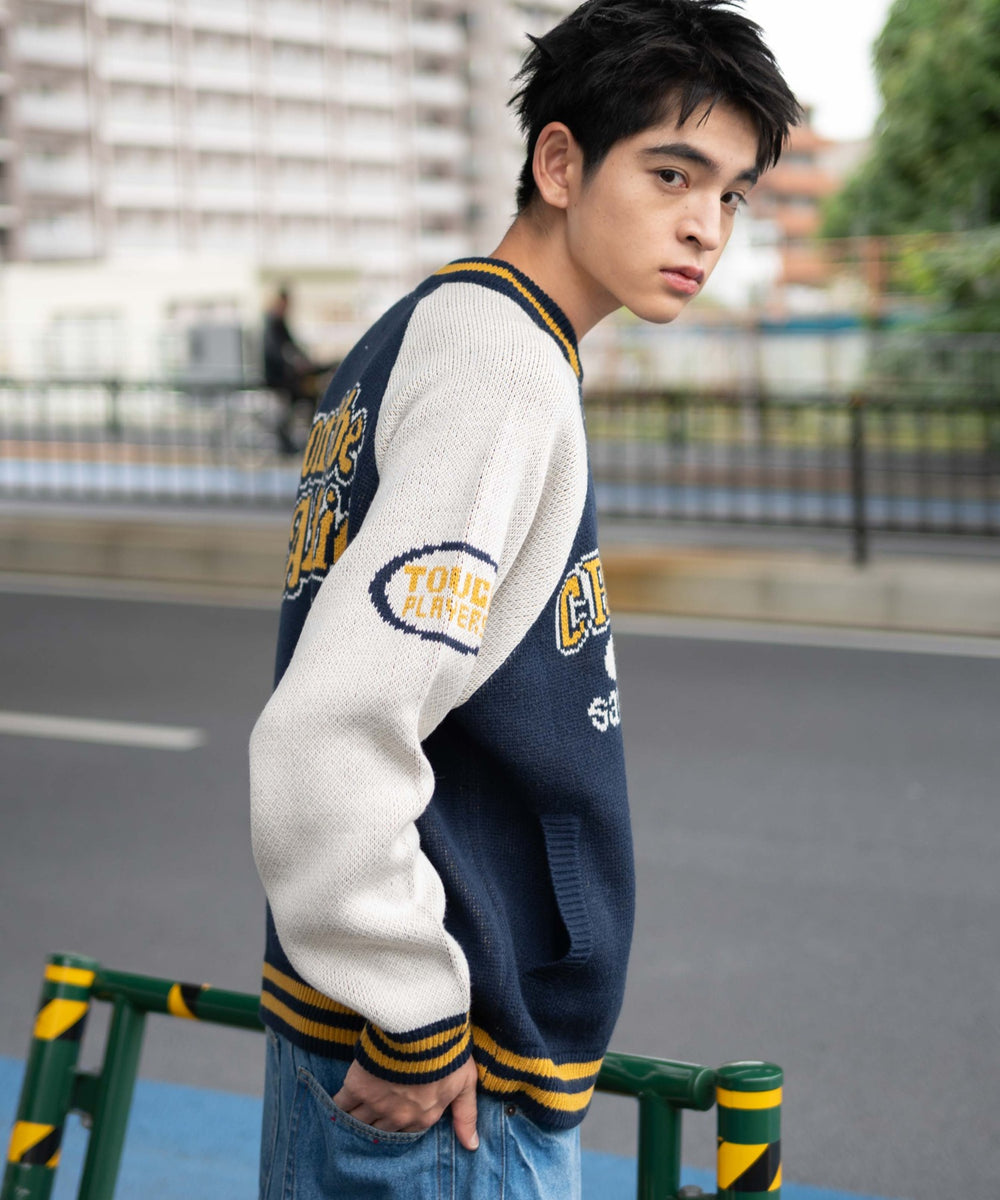 ネイビー モデル：180cm L着用