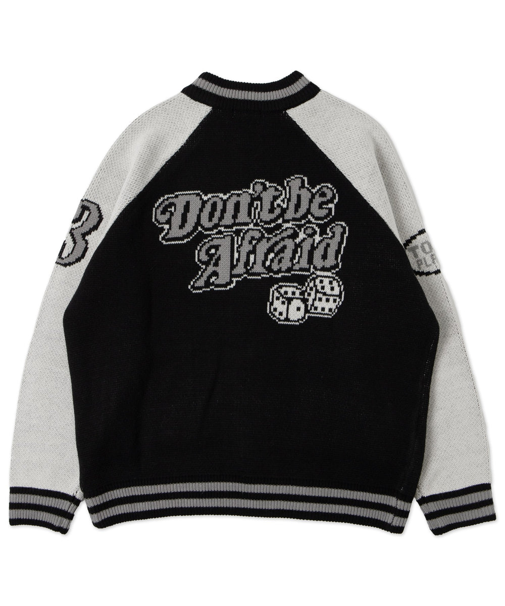 ジャガードニットスタジャン