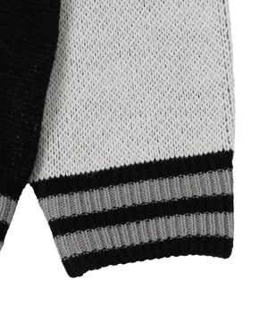 ジャガードニットスタジャン