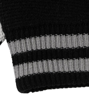 ジャガードニットスタジャン