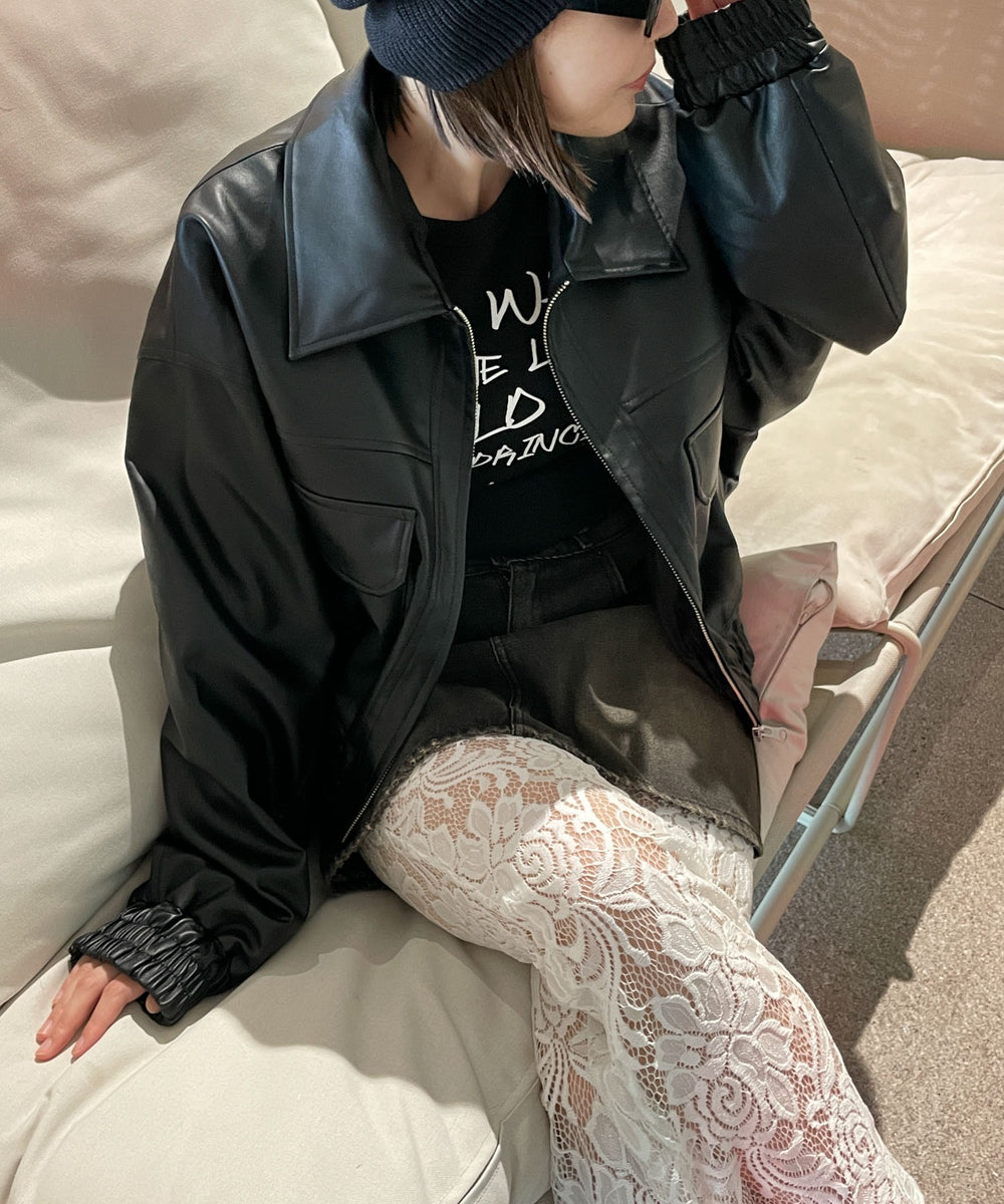 ブラック　モデル:155cm F着用