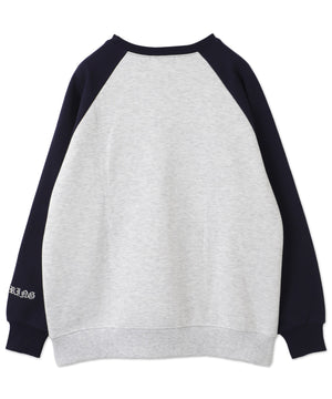 迷彩ワッペンラグランスウェット