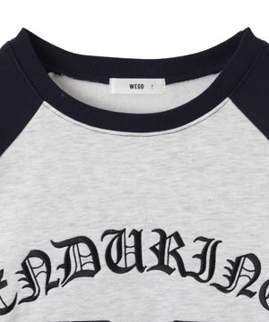 迷彩ワッペンラグランスウェット