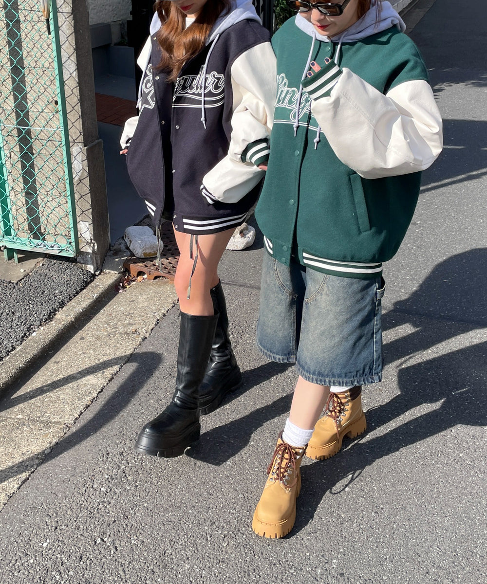 フード付ビッグスタジャン