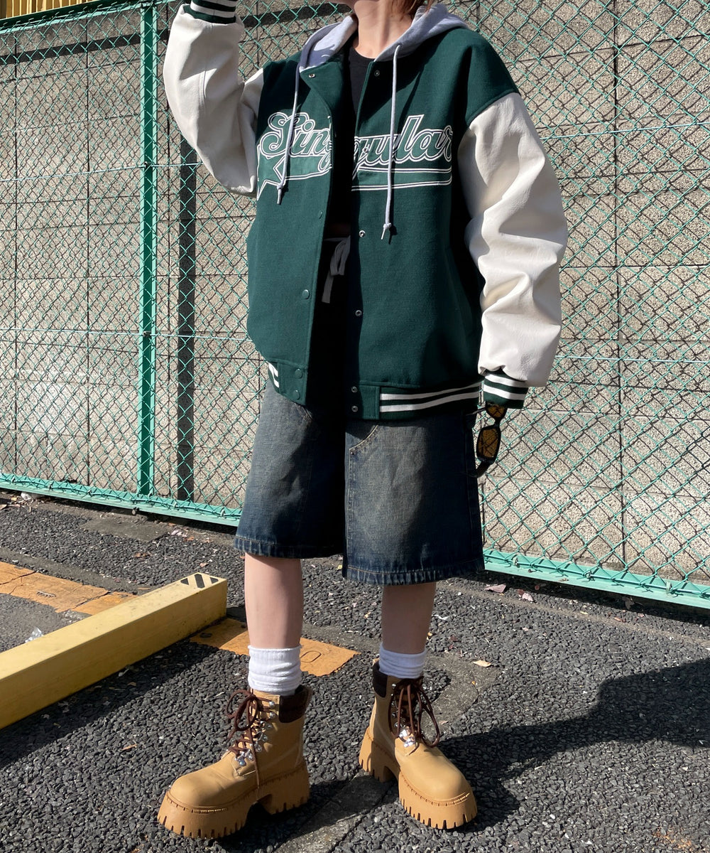 グリーン モデル：155cm F着用