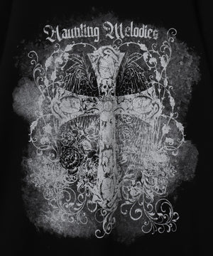 クラッシュBIGプリントニットプルオーバー