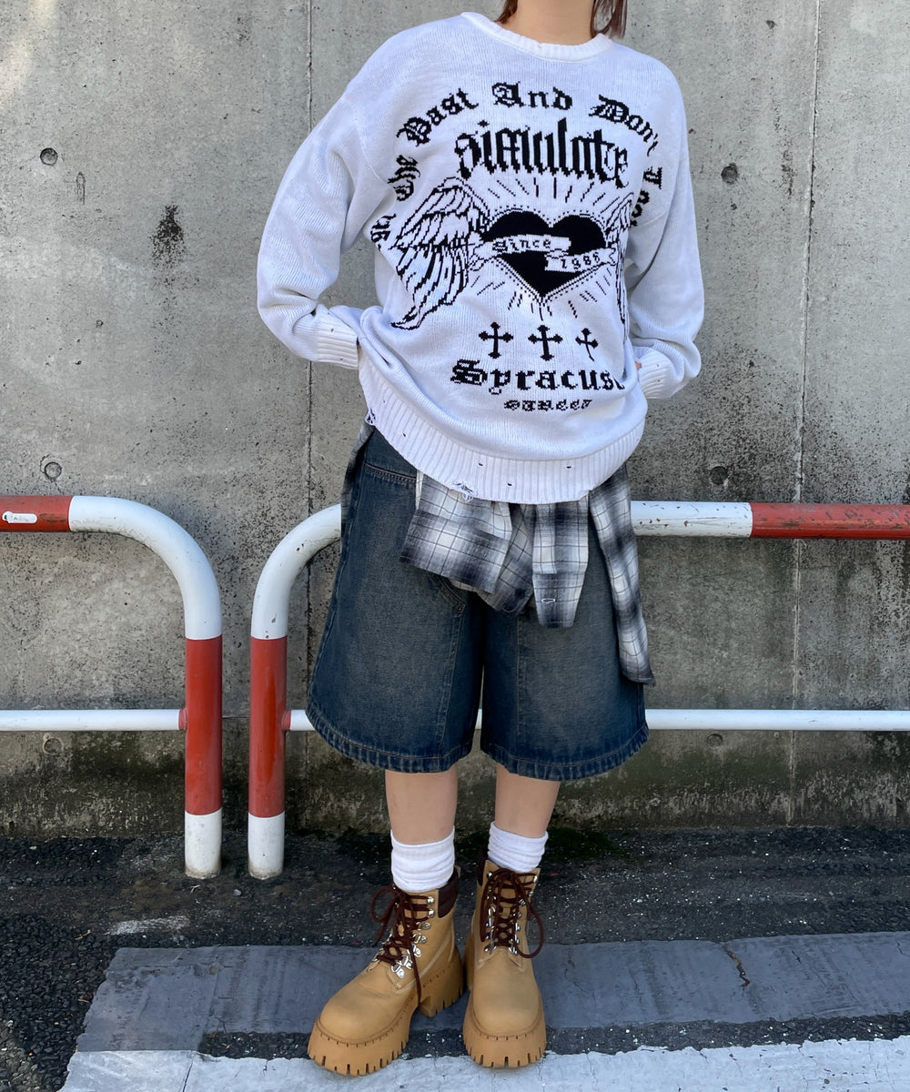 ホワイト モデル：155cm F着用