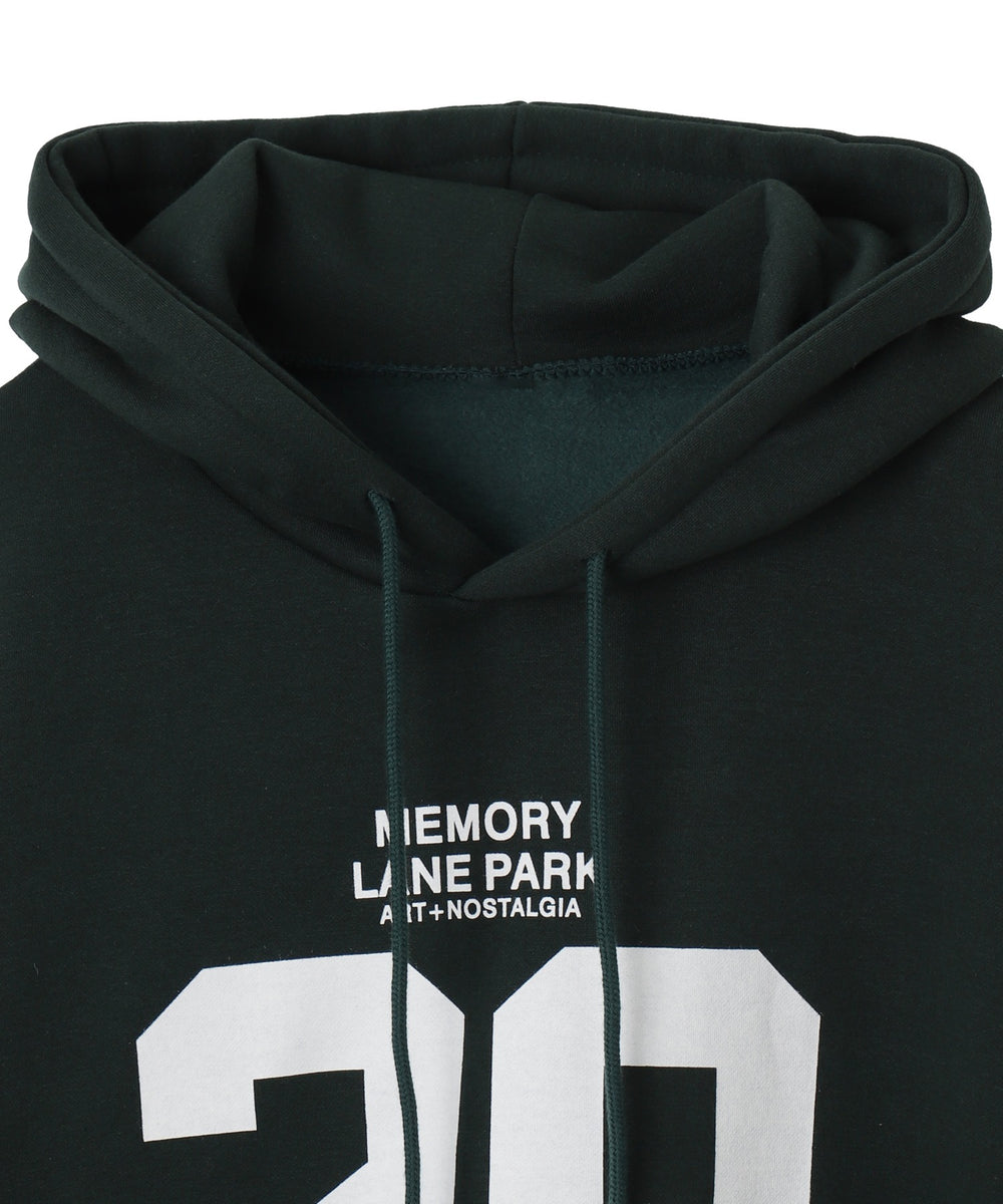 サイドラインナンバリングパーカー