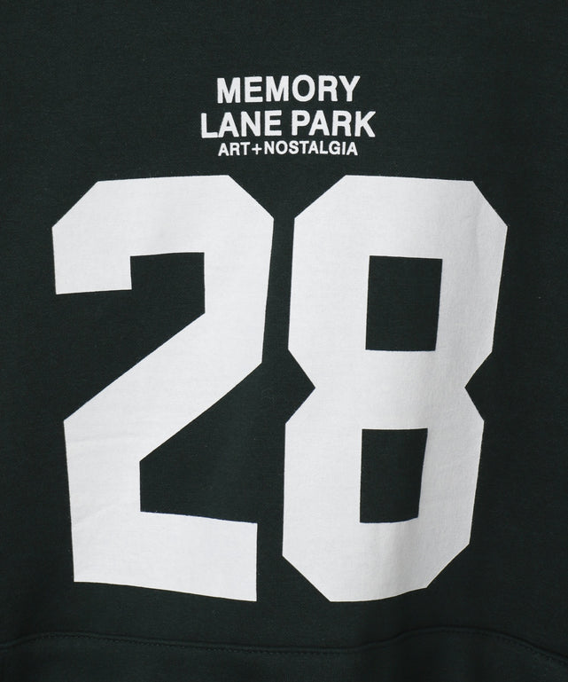 サイドラインナンバリングパーカー