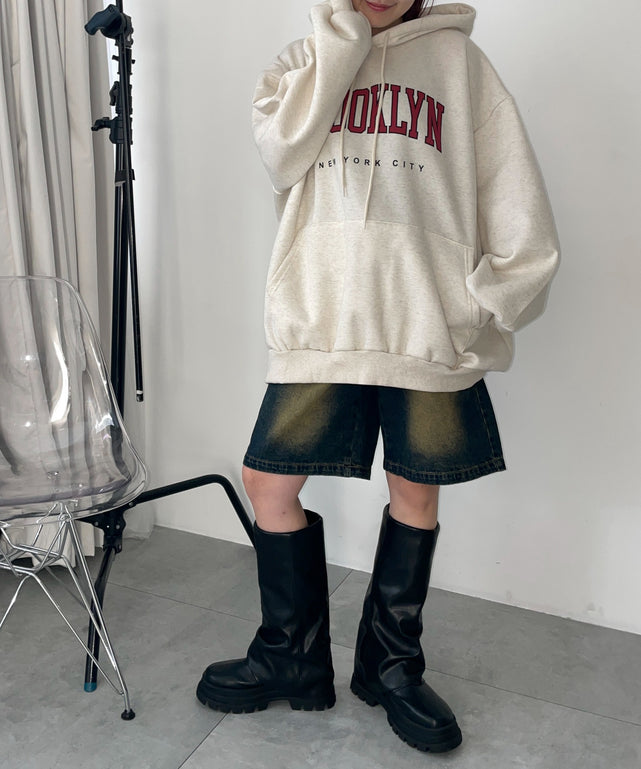 オートミール　モデル:155cm F着用