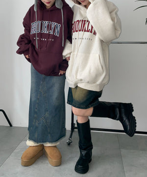 BROOKLYNロゴビッグパーカー