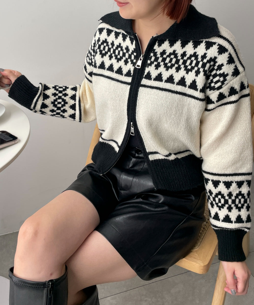 ホワイトアイボリー　モデル:155cm F着用