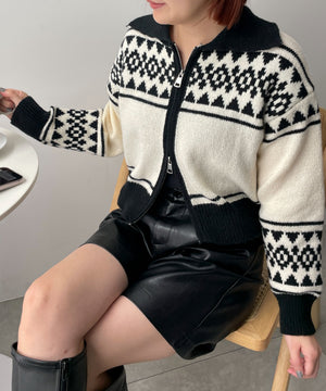 ホワイトアイボリー　モデル:155cm F着用