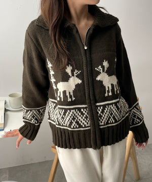 ブラウン　モデル:155cm F着用