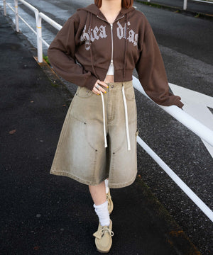 ブラウン　モデル:155cm F着用